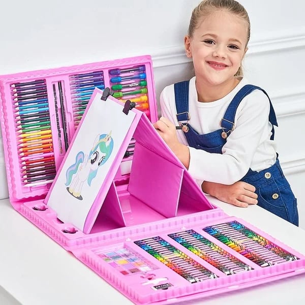 Le cadeau idéal pour les enfants; COFFRET CREATIF ARTISTIQUE DE 208 PIECES. ML