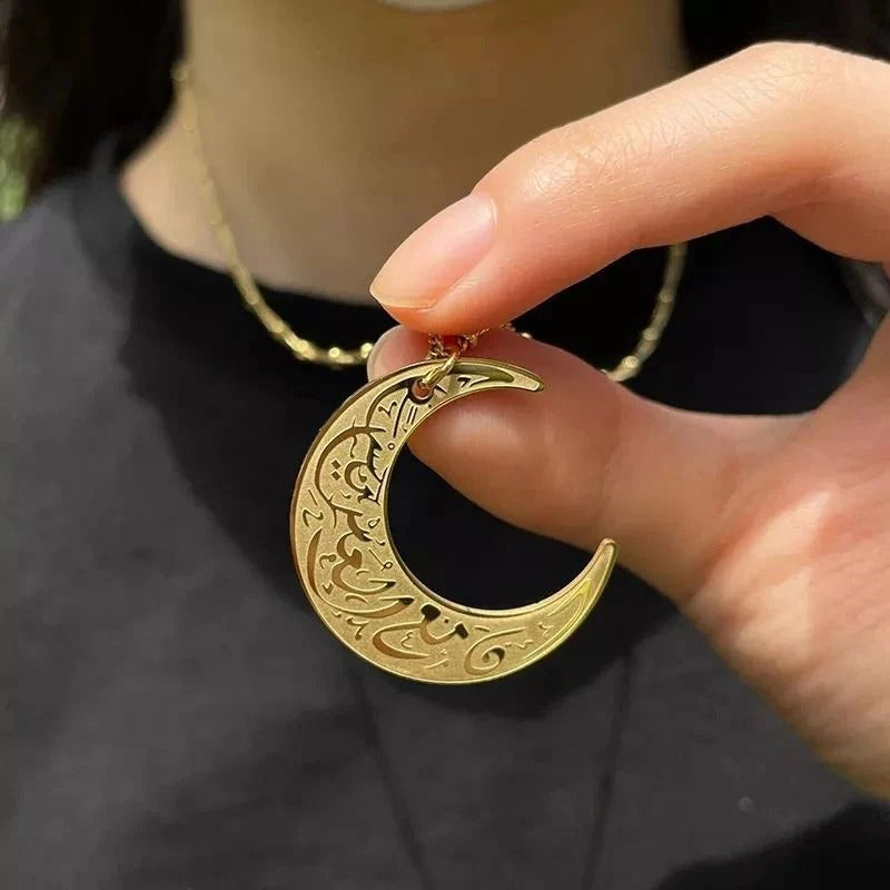 Collier croissant de lune, 🌙 Espoir et foi à chaque pas. MALI