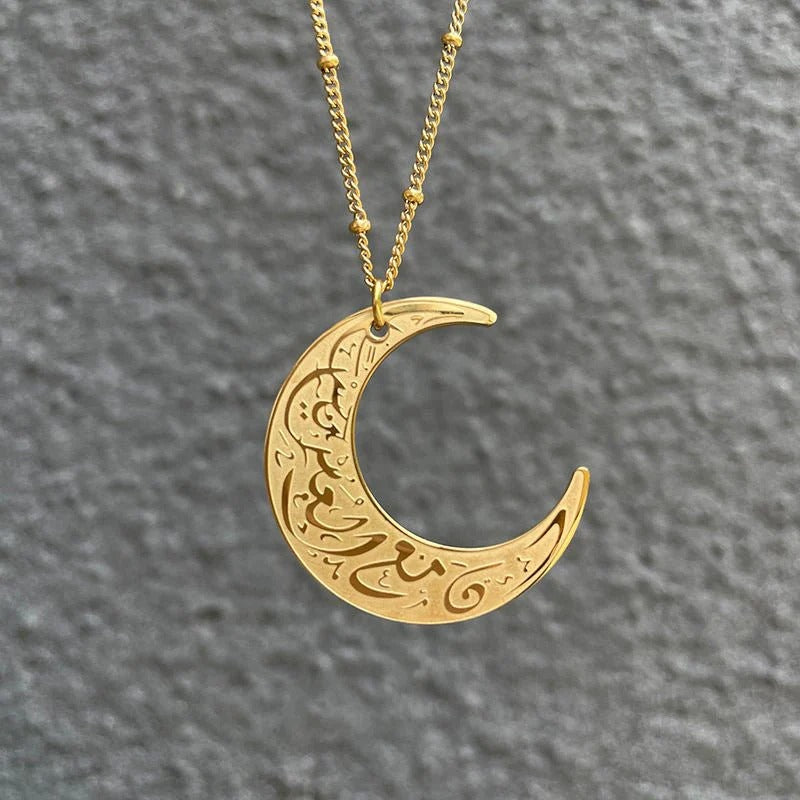 Collier croissant de lune, 🌙 Espoir et foi à chaque pas. MALI