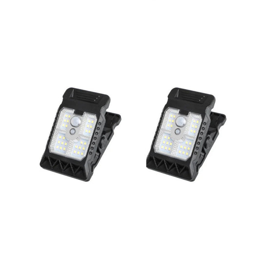 Lampe Solaire à Clip Extérieur avec Détecteur de Mouvement.