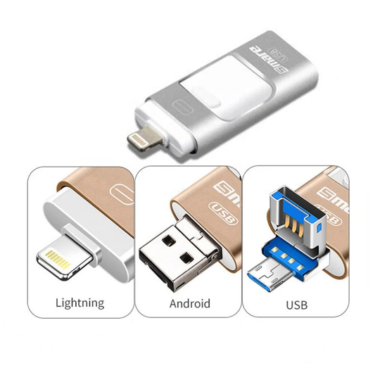 Clé USB 4 EN 1 - 128 GO original. MALI