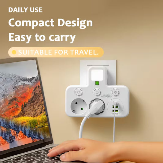 🔌Adaptateur Secteur + Interrupteurs Indépendants de Sécurité.