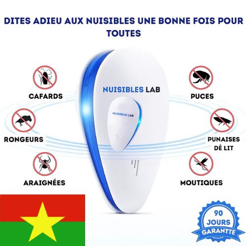 Répulsif Anti-Nuisibles Électronique Nuisibles Lab™ .BF