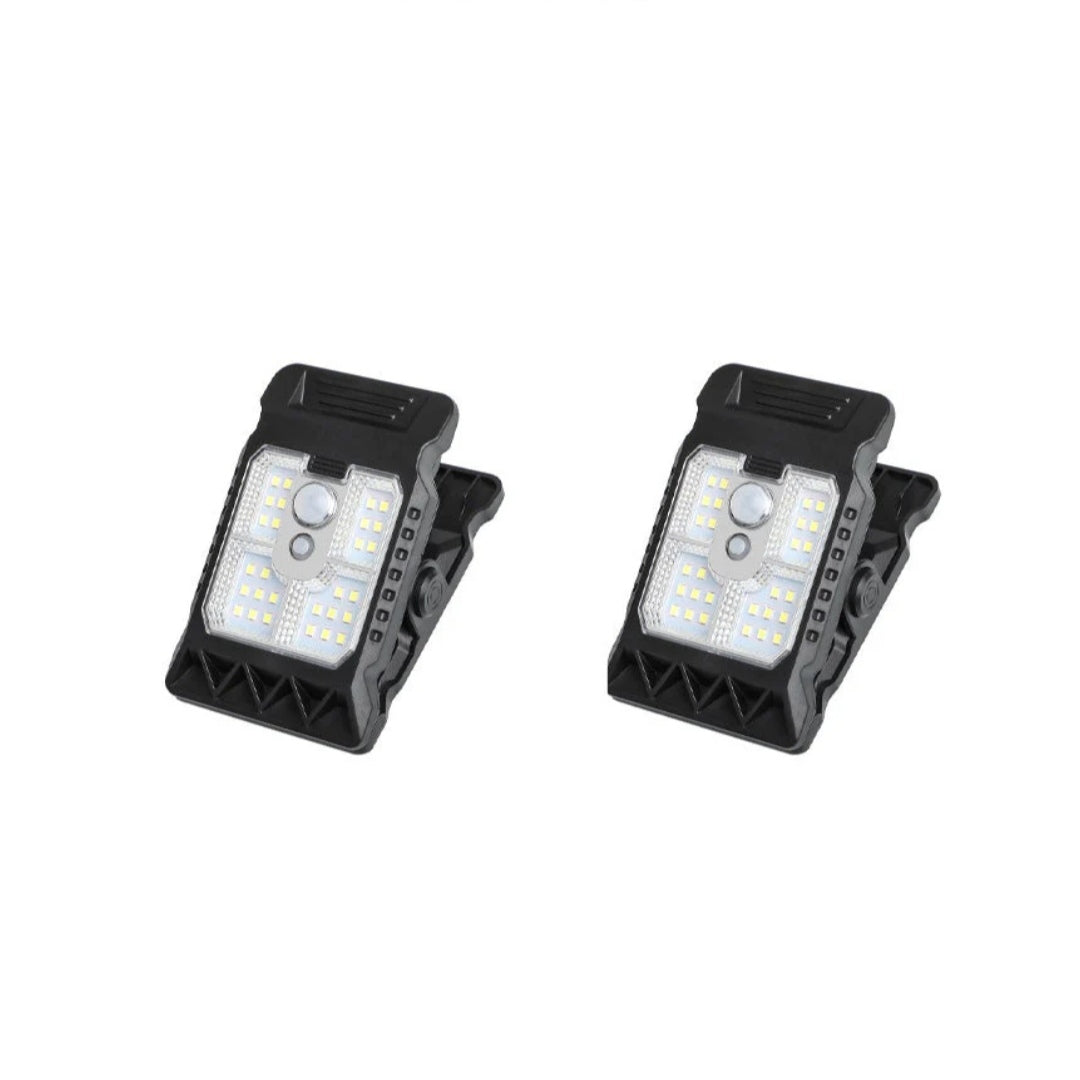 Lampe Solaire à Clip Extérieur avec Détecteur de Mouvement.